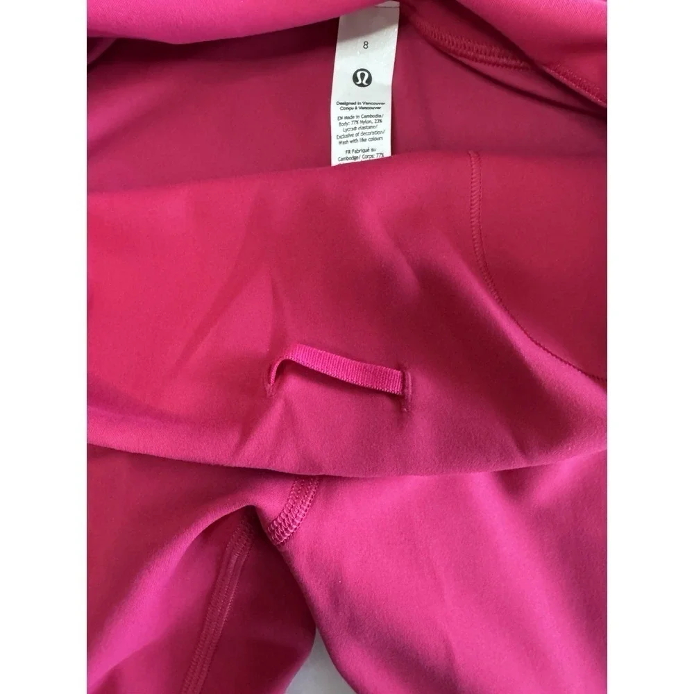 NEW Lululemon Wunder Train HR Tight 28'' Size 8 Leggings Pink Dragon Fruit NWT - Picture 6 of 11